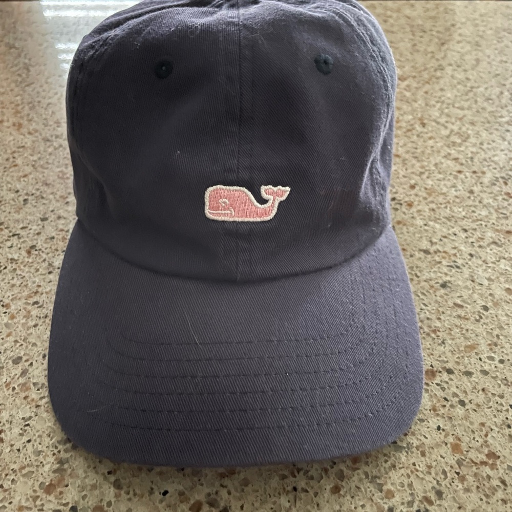 Vineyard Vines  Navy Blue Whale Logo Cap